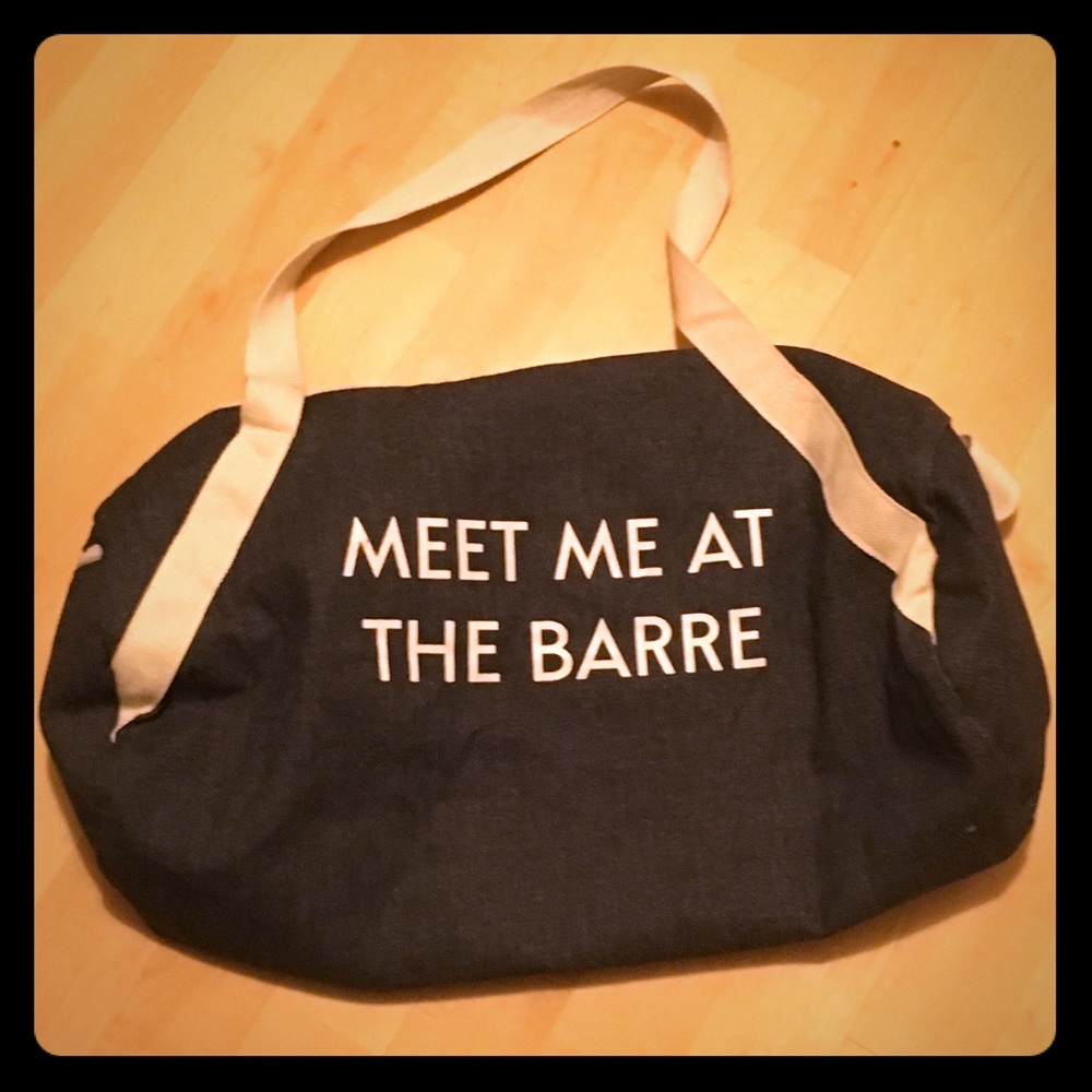 FabFitFun Denim Gym Bag